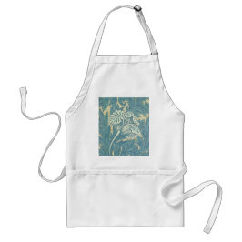 William Morris Classic Tulpan Blå Blommig Förkläde