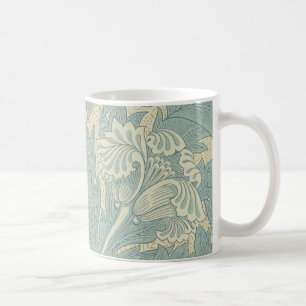 William Morris Classic Tulpan Blå Blommig Kaffemugg