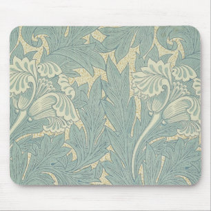 William Morris Classic Tulpan Blå Blommig Musmatta
