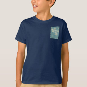 William Morris Classic Tulpan Blå Blommig Tee