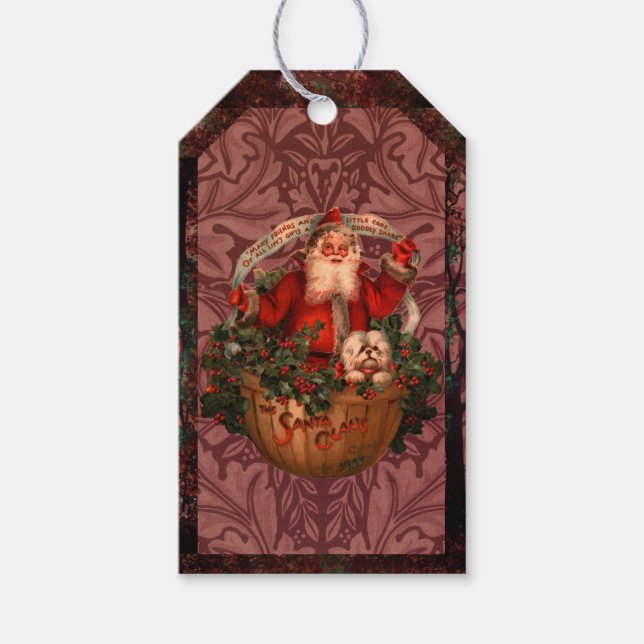 William * Morris Claus Presentetikett (Framsidan)