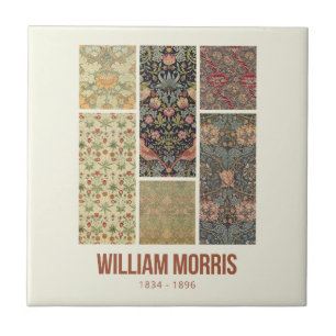 William Morris Collected Art Mönster Collage Kakelplatta