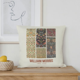 William Morris Collected Art Mönster Collage Kudde