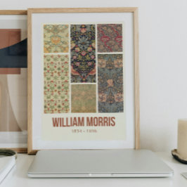 William Morris Collected Art Mönster Collage Poster