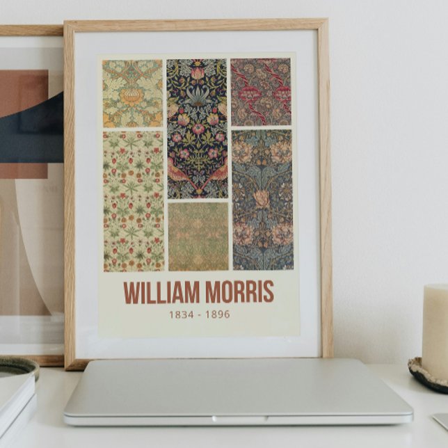 William Morris Collected Art Mönster Collage Poster (Skapare uppladdad)