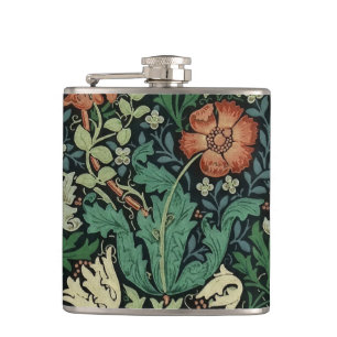 William Morris Compton blom- art nouveaumönster Fickplunta