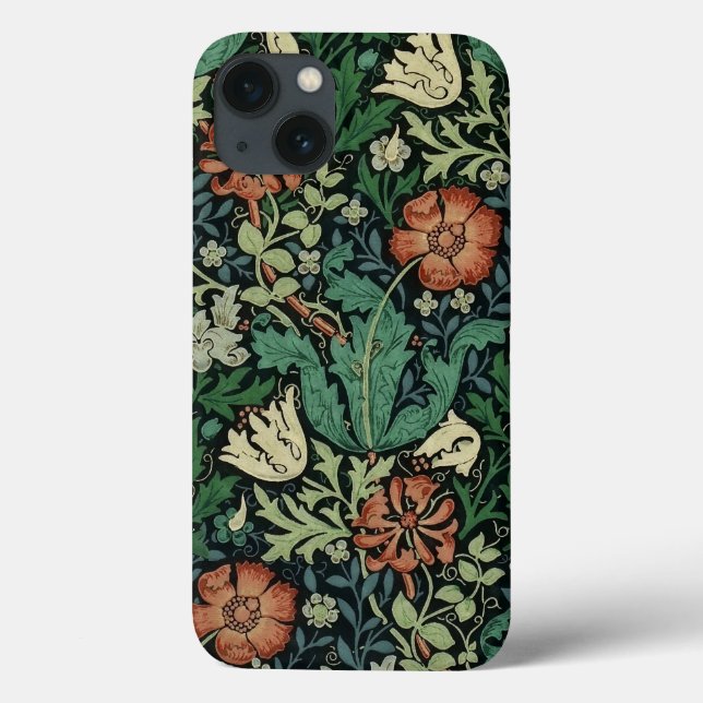 William Morris Compton Blommigt Art nouveau Mönste (Baksida)