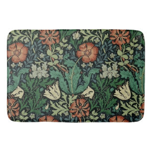William Morris Compton Blommigt Art nouveau Mönste Badrumsmatta
