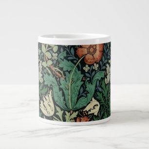 William Morris Compton Blommigt Art nouveau Mönste Jumbo Mugg