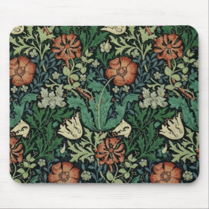 William Morris Compton Blommigt Art nouveau Mönste Musmatta