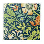 William Morris: Compton-Blommönster Kakelplatta<br><div class="desc">William Morris: Compton blommönster keramiskt plattor.</div>