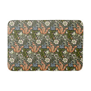 William Morris Compton Floral Art Nouveau-mönster Badrumsmatta