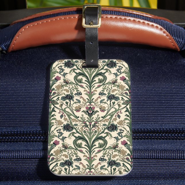 William Morris Compton Floral Art Nouveau-mönster Bagagebricka (Framsida Insitu 2)