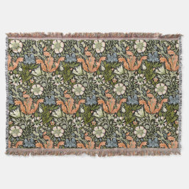 William Morris Compton Floral Art Nouveau-mönster Filt