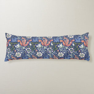 William Morris Compton Floral Art Nouveau-mönster Kroppskudde