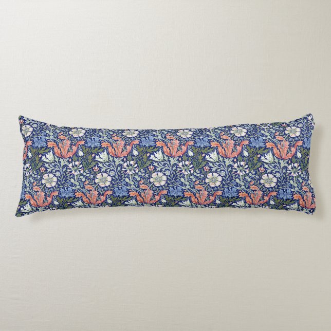 William Morris Compton Floral Art Nouveau-mönster Kroppskudde (Framsidan)