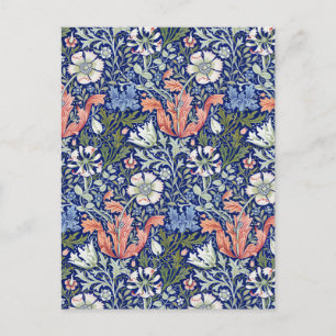 William Morris Compton Floral Art Nouveau-mönster Vykort