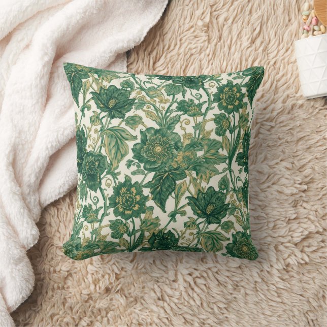 William Morris Compton grönska Art Nouveau Kudde (Filt)