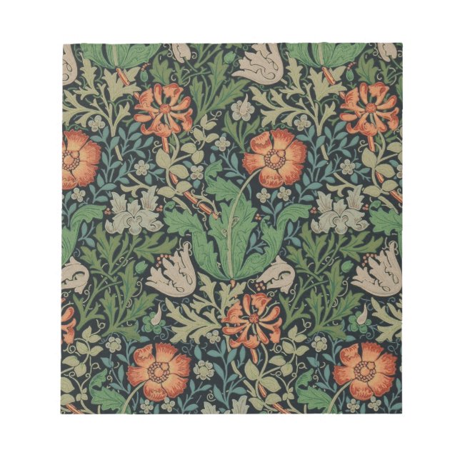 William Morris Compton Tapet Classic Anteckningsblock (Framsida)