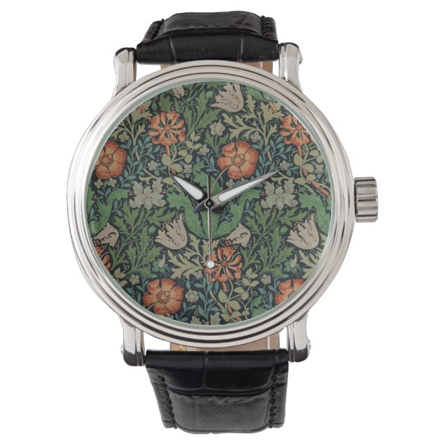 William Morris Compton Tapet Classic Armbandsur (Framsida)