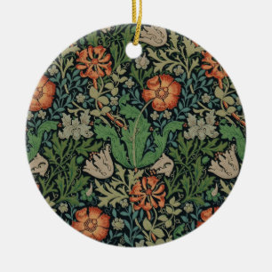 William Morris Compton Tapet Classic Julgransprydnad Keramik