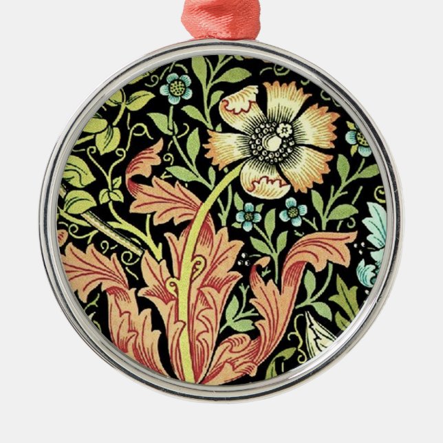 William Morris Compton Tapet Classic Julgransprydnad Metall (Framsidan)