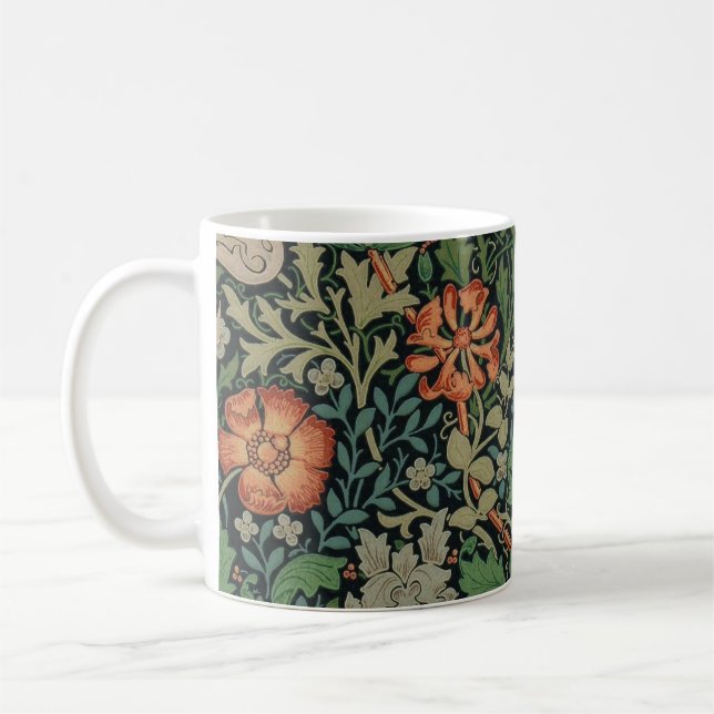 William Morris Compton Tapet Classic Kaffemugg (Vänster)