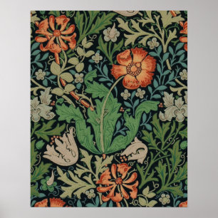 William Morris Compton Tapet Classic Poster