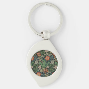 William Morris Compton Tapet Classic Swirl Silverfärgad Nyckelring