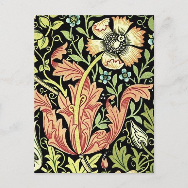 William Morris Compton Tapet Classic Vykort (Framsida)