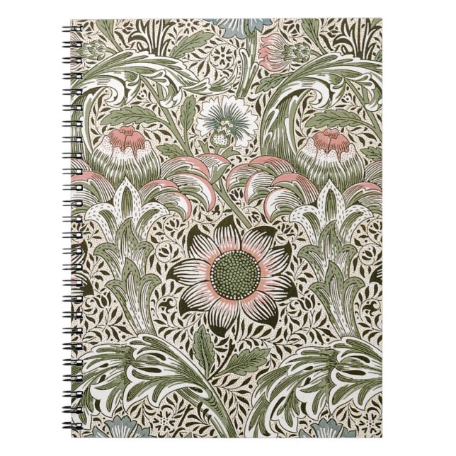 William Morris Corncockle Anteckningsbok (Framsidan)