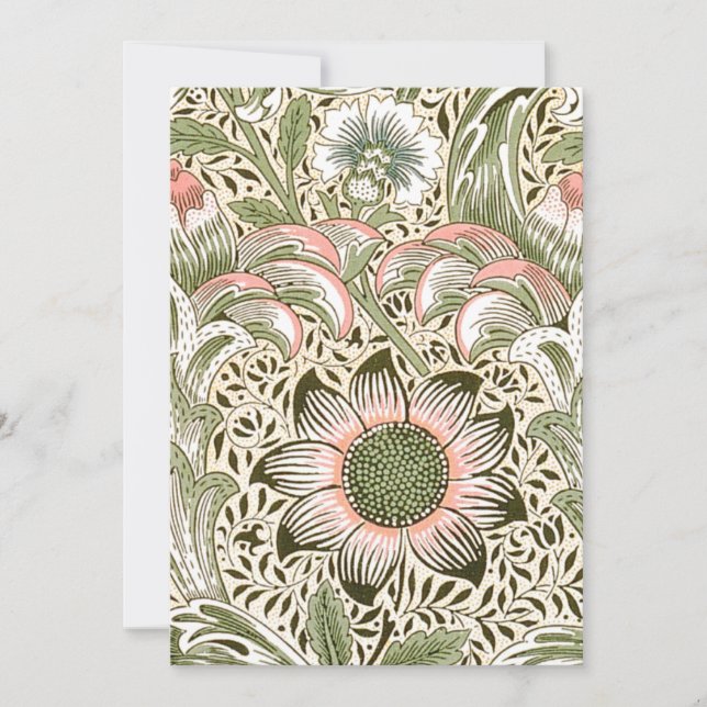 William Morris Corncockle Inbjudningar (Framsida)