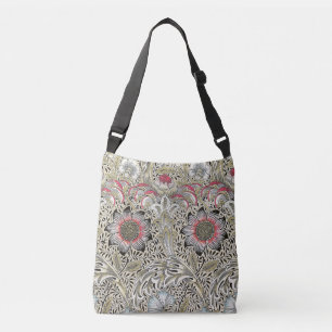 William Morris Corncockle tapet blommigt Axelväska