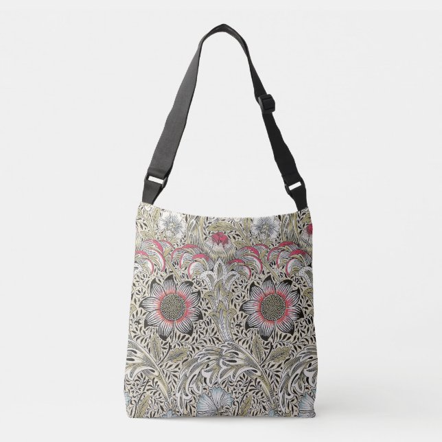 William Morris Corncockle tapet blommigt Axelväska (Framsida)