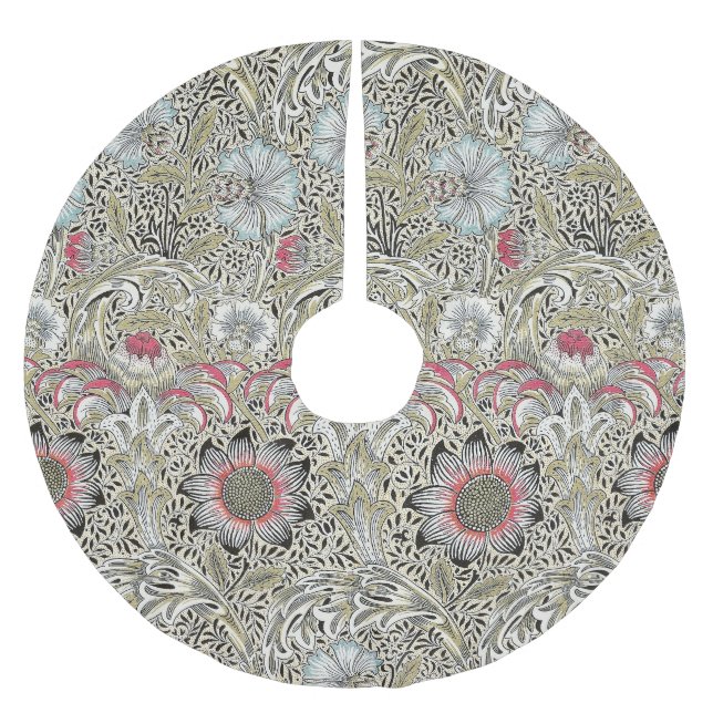 William Morris Corncockle tapet blommigt Julgransmatta Borstad Polyester (Framsidan)