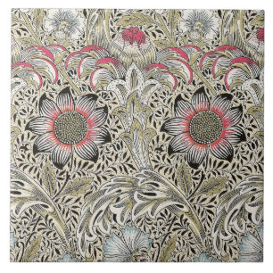 William Morris Corncockle tapet blommigt Kakelplatta