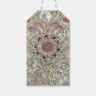 William Morris Corncockle tapet blommigt Presentetikett