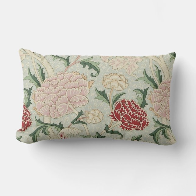William Morris Cray blom- Pre-Raphaelitevintage Lumbarkudde (Framsida)