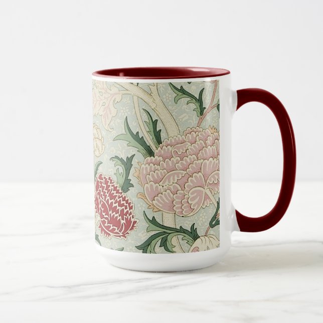 William Morris Cray blom- Pre-Raphaelitevintage Mugg (Höger)