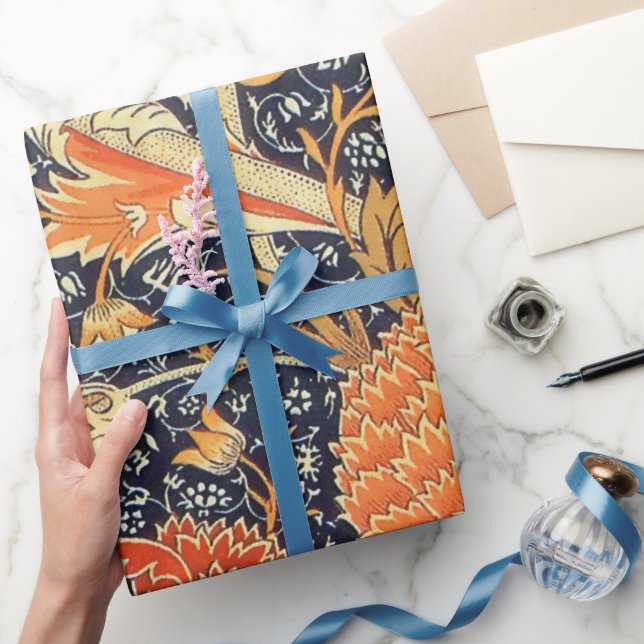 William Morris Cray Blommigt Art nouveau Mönster Presentpapper (Gåvor)