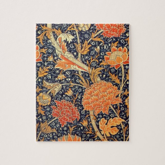 William Morris Cray Blommigt Art nouveau Mönster Pussel (Vertikal)