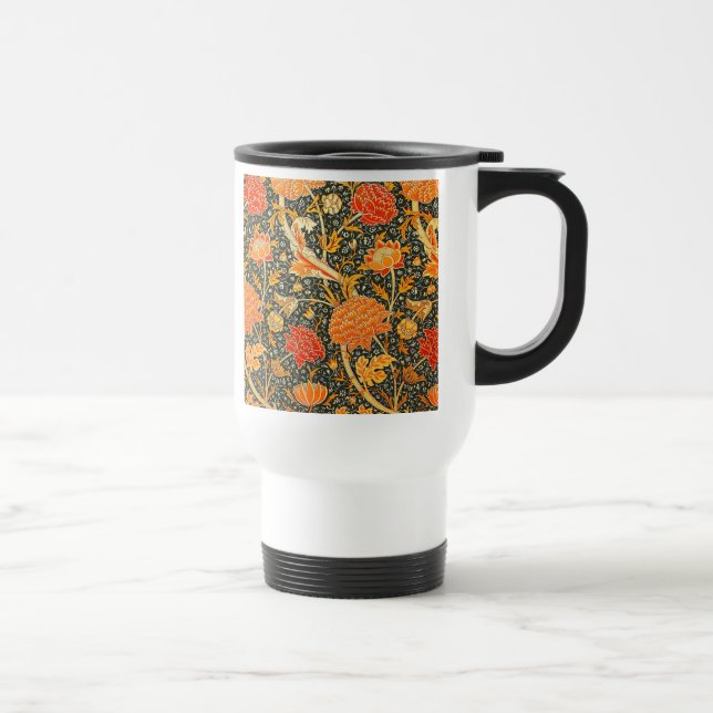 William Morris Cray Blommigt Mönster Vintage Resemugg (Höger)