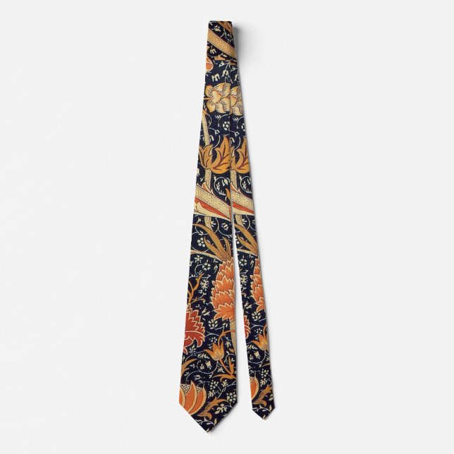William Morris Cray Blommigt Mönster Vintage Slips (Framsida)