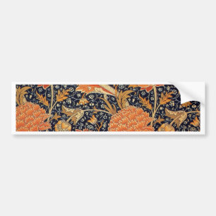 William Morris Cray Blommönster Vintage Bildekal