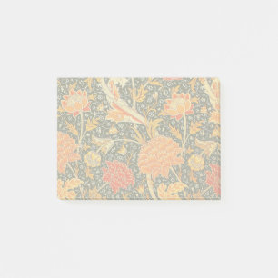 William Morris Cray Blommönster Vintage Post-it Block