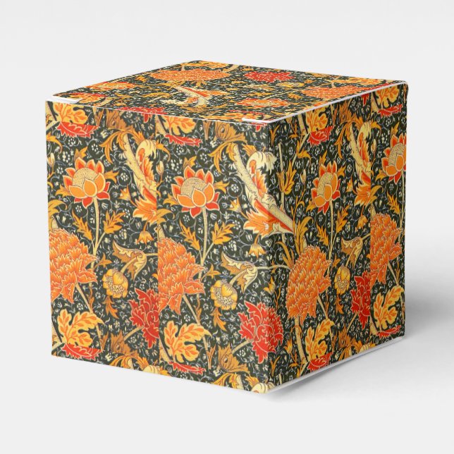 William Morris Cray Blommönster Vintage Presentaskar (Framsidan Sidan)