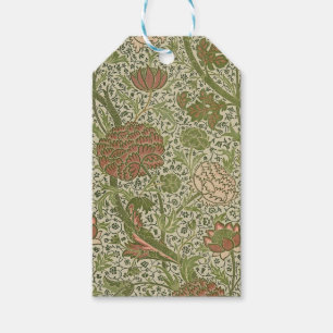 William Morris Cray Sage Blomma Blommig Botanisk Presentetikett
