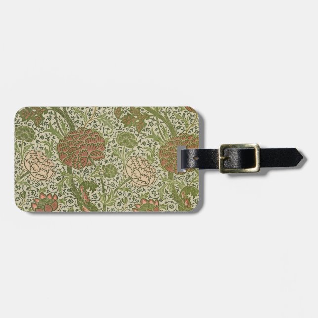 William Morris Cray Sage Blomma Floral Botanisk Bagagebricka (Horisontell Framsida)