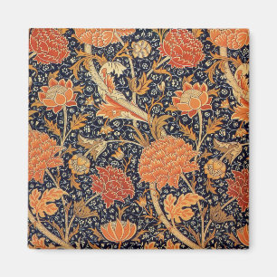 William Morris Cray Tapet Blommönster Magnet