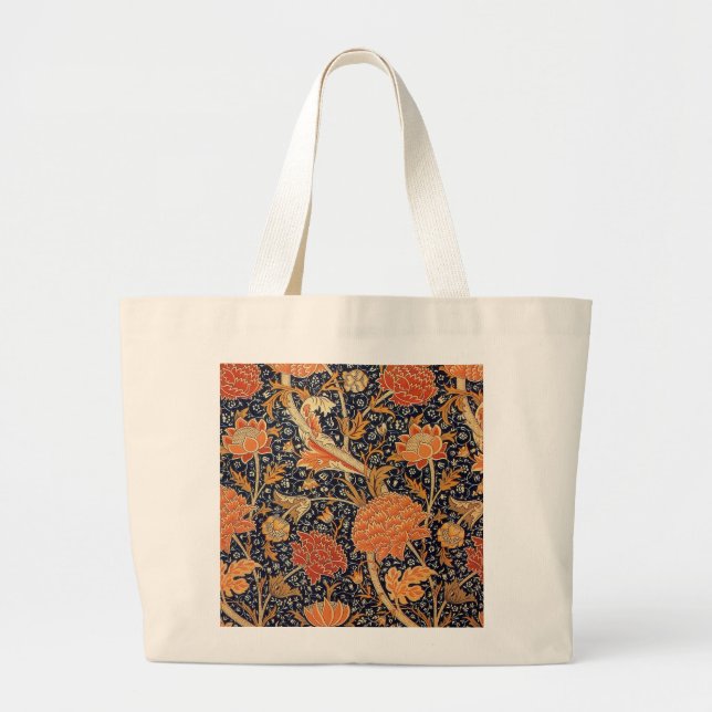 William Morris Cray Tapet Flower Mönster Jumbo Tygkasse (Framsidan)